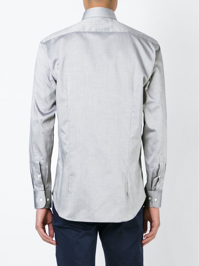 Camisa en algodón Oxford con logo bordado