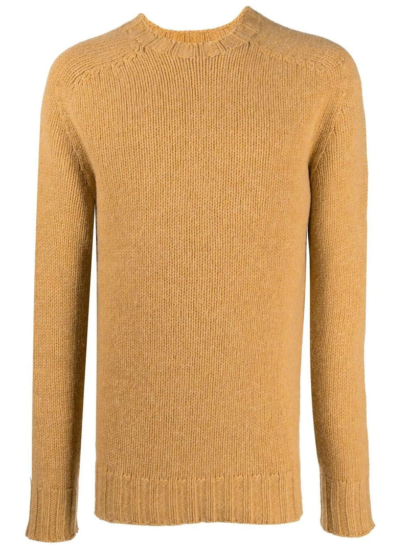 Jersey de lana virgen de manga larga y cuello alto