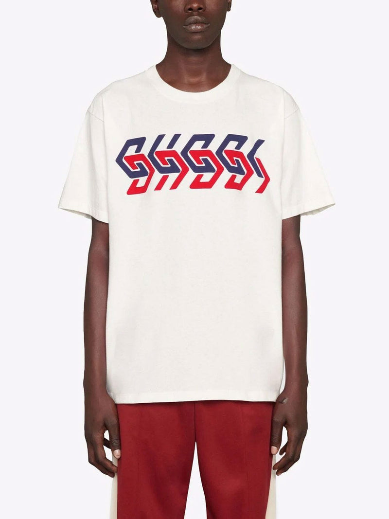 Camiseta de algodón y estampado Gucci Mirror