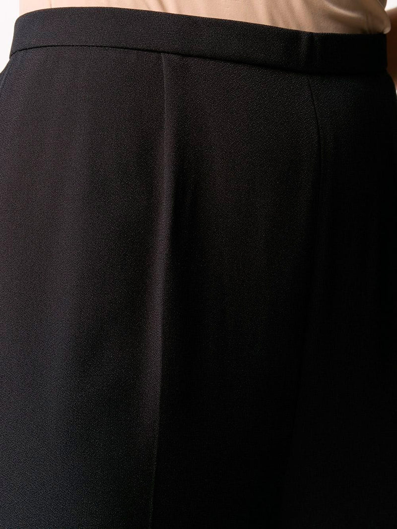 Pantalón negro en sablé raso