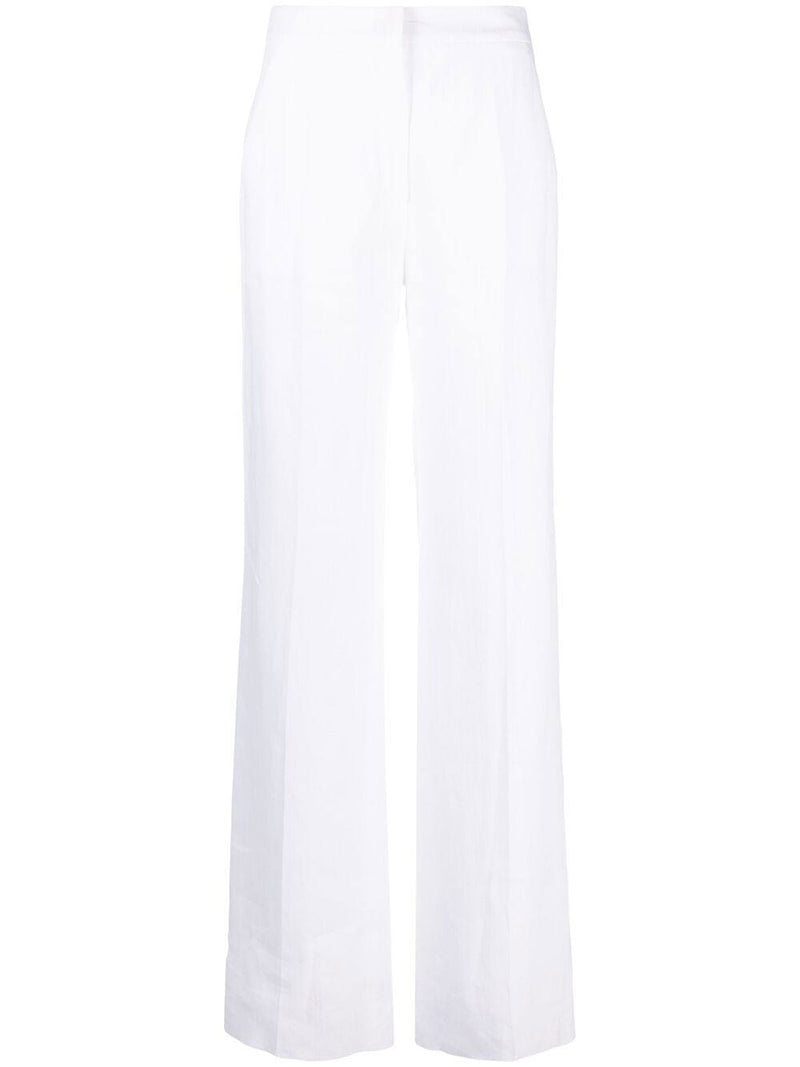 Pantalón Uva en lino blanco