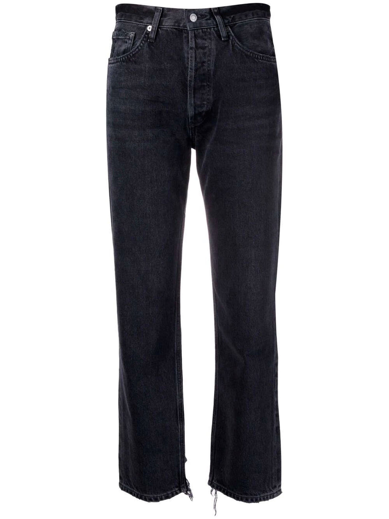 Jeans rectos vintage de cintura media