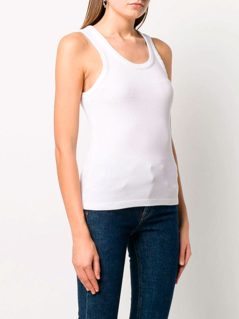 Camiseta de cuello redondo en algodón orgánico