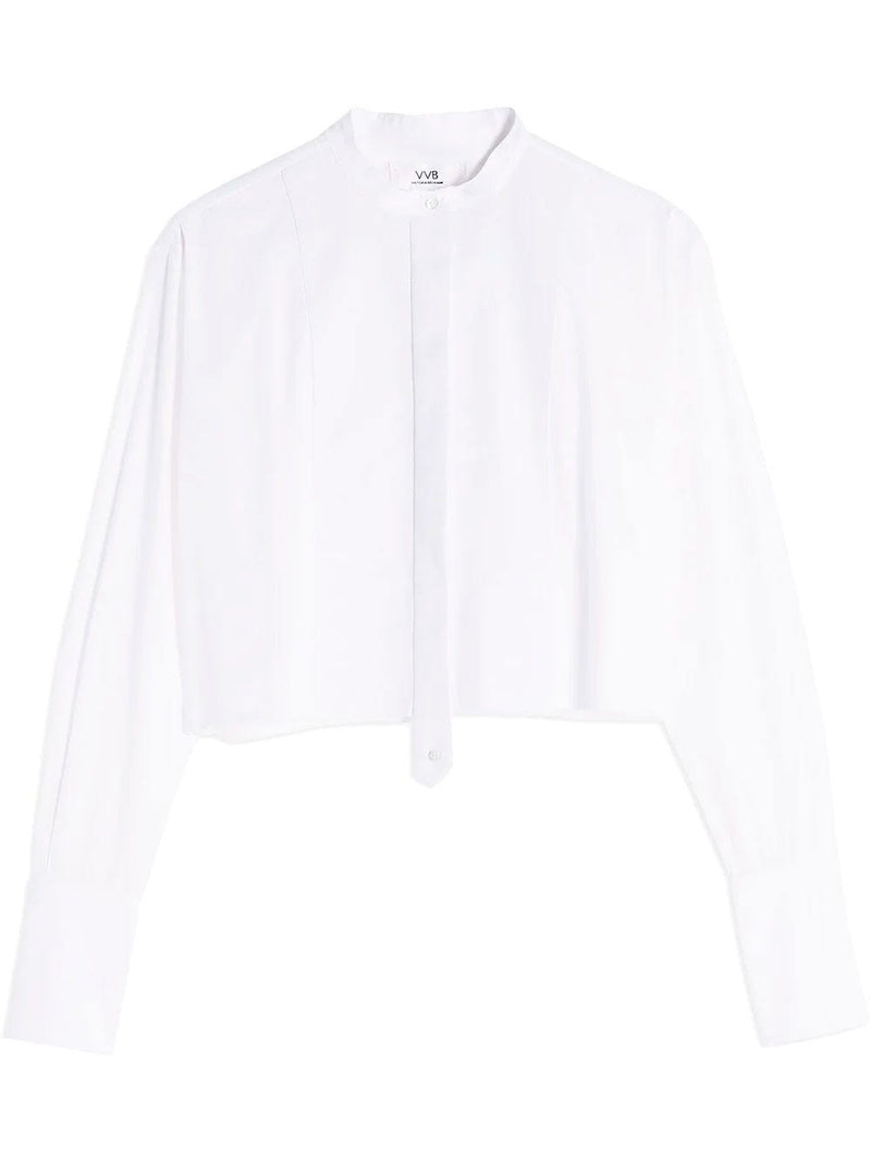 Camisa corta en algodón orgánico blanco