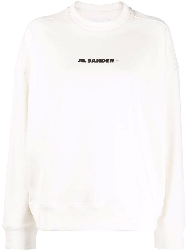 Long-sleeved organic cotton sweatshirt
