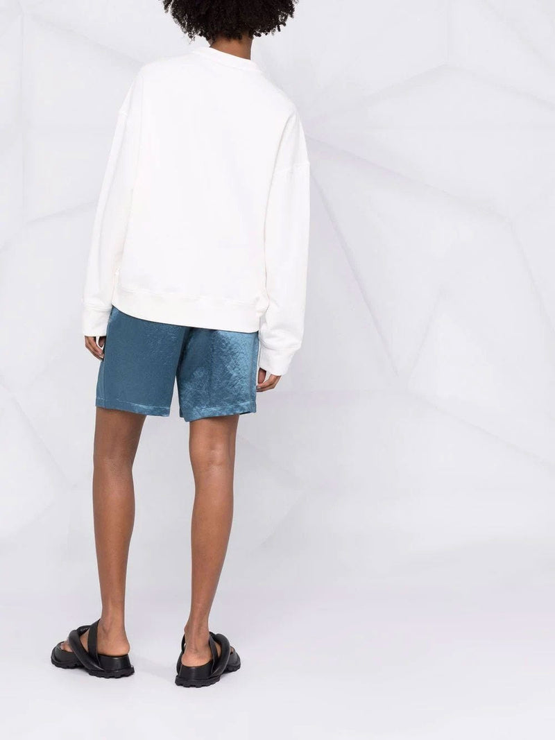 Long-sleeved organic cotton sweatshirt