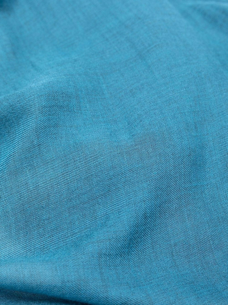 Chal Azzurra azul de modal y cashmere