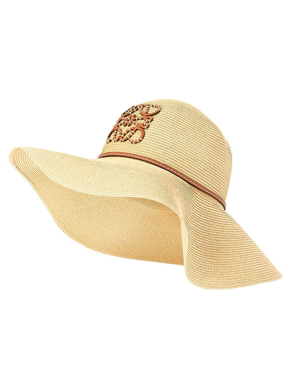 Sombrero capelina con ala ancha