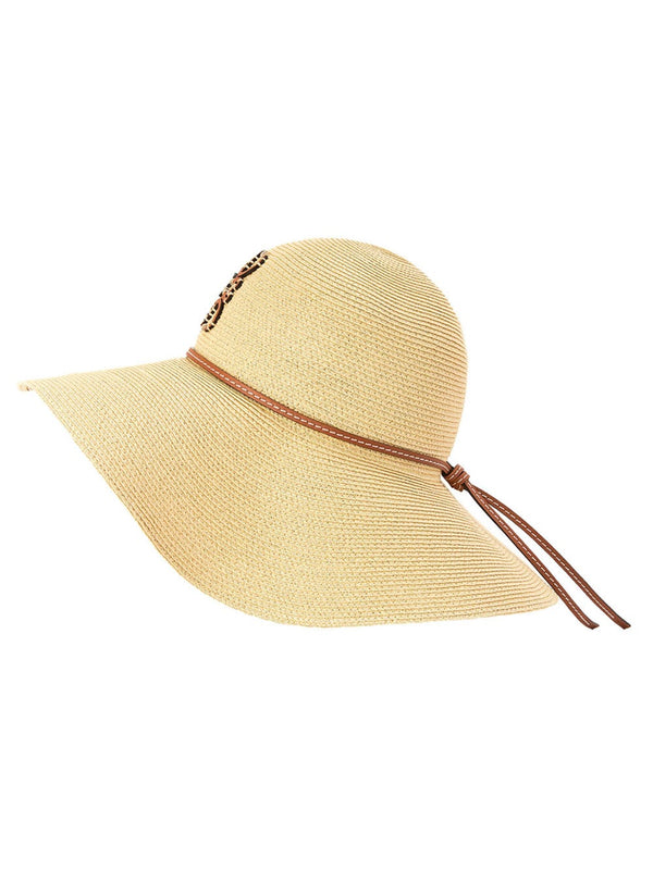 Sombrero capelina con ala ancha