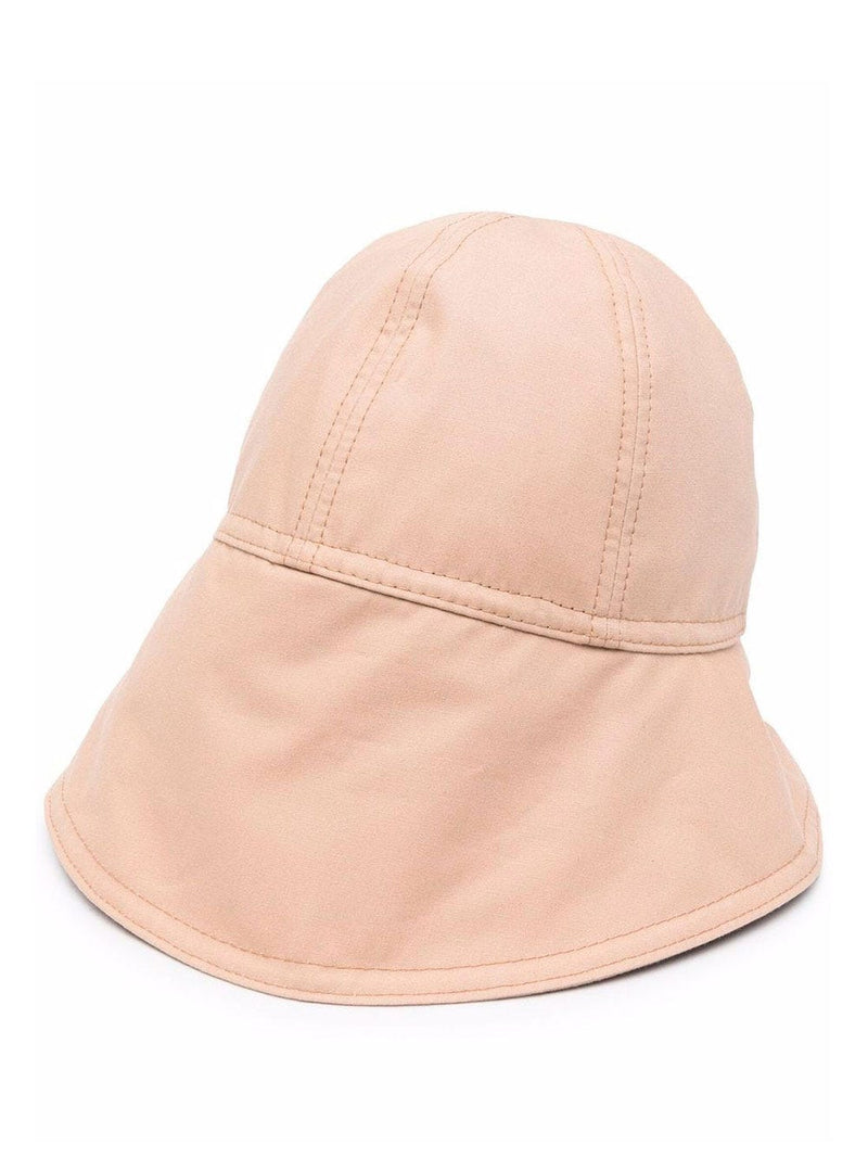 Sombrero de algodón con visera plana