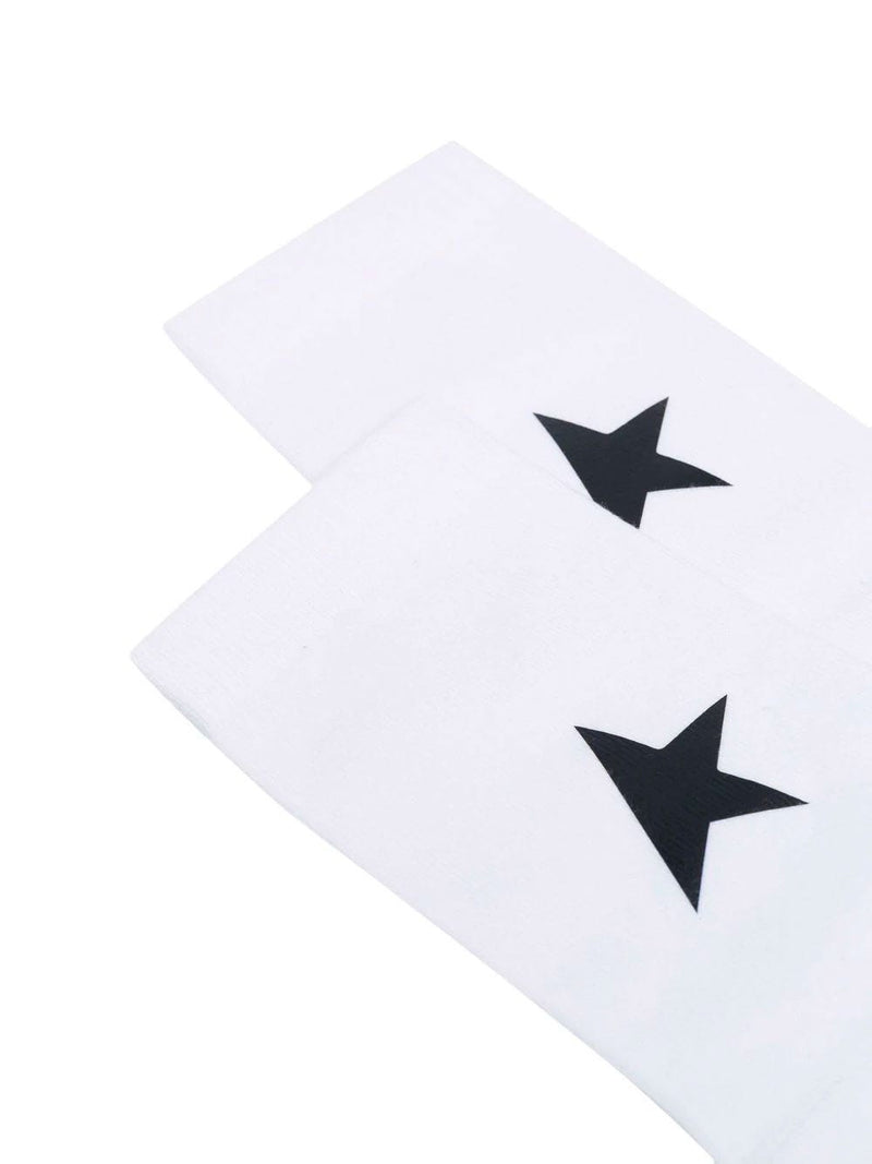 Calcetines de canalé con logo y estrella
